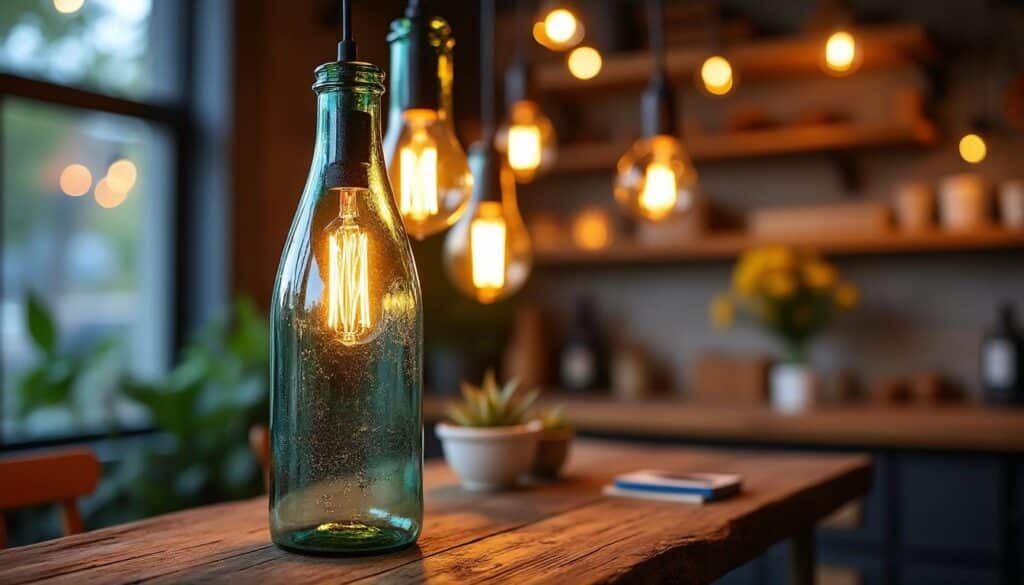 Fabriquer une suspension lumineuse à partir de bouteilles recyclées