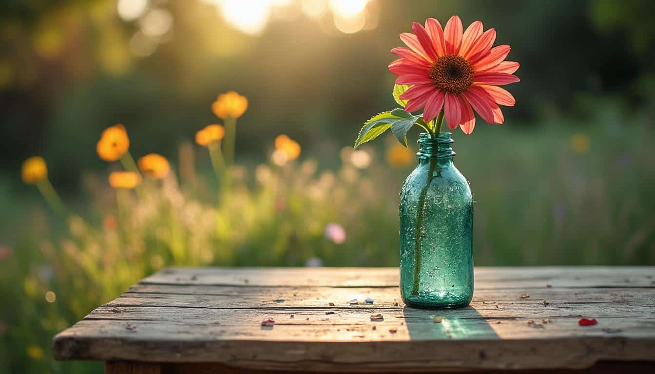 Créer un vase original avec une bouteille recyclée