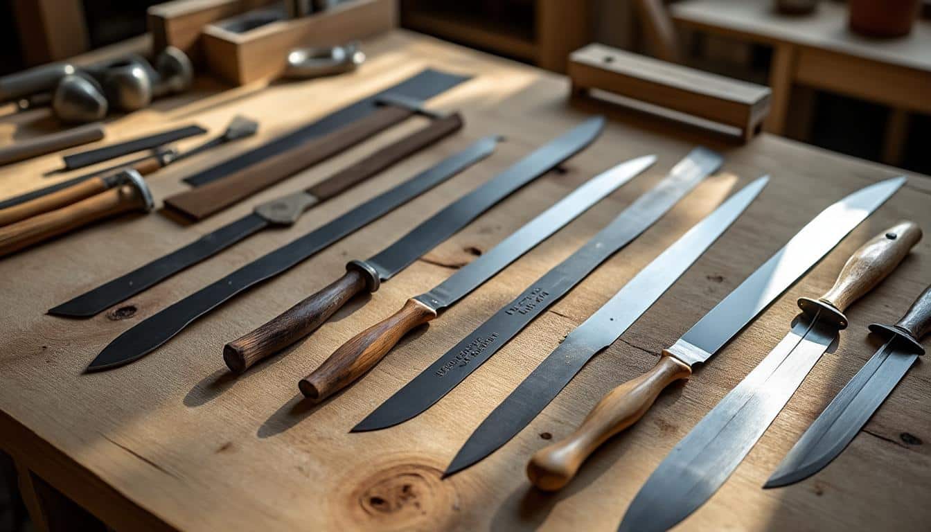 Illustration: Identifier les types de lames selon le matériau à découper