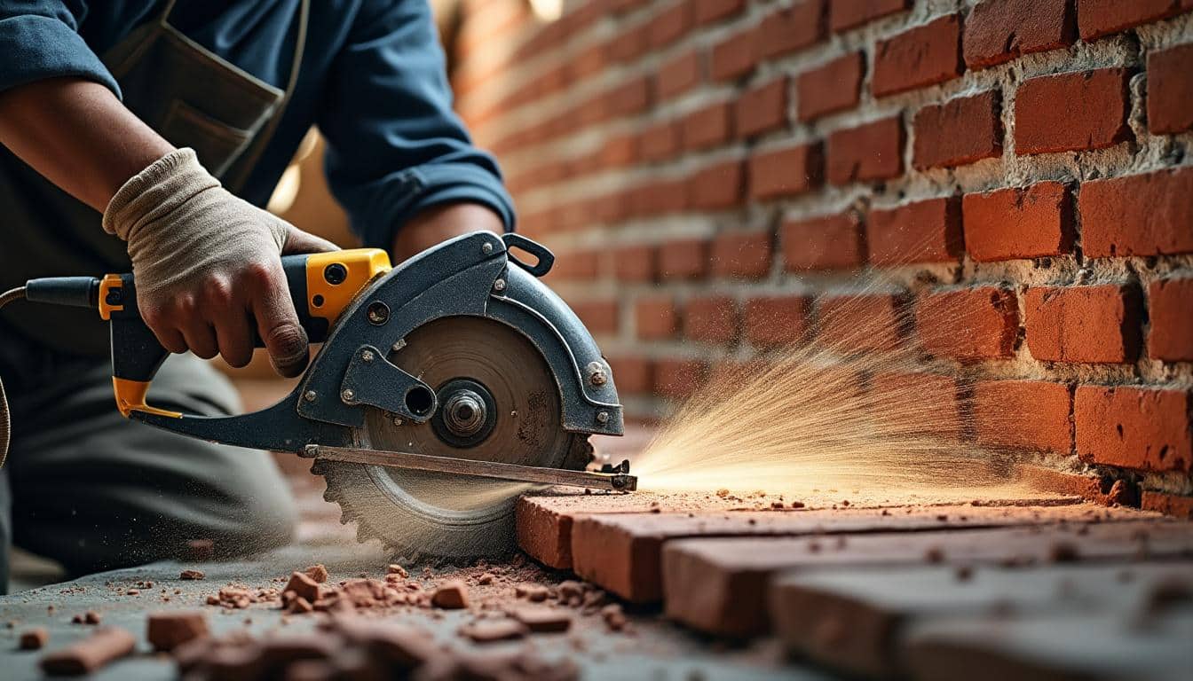 Couper un mur en brique avec une scie sabre : guide complet et sécurisé