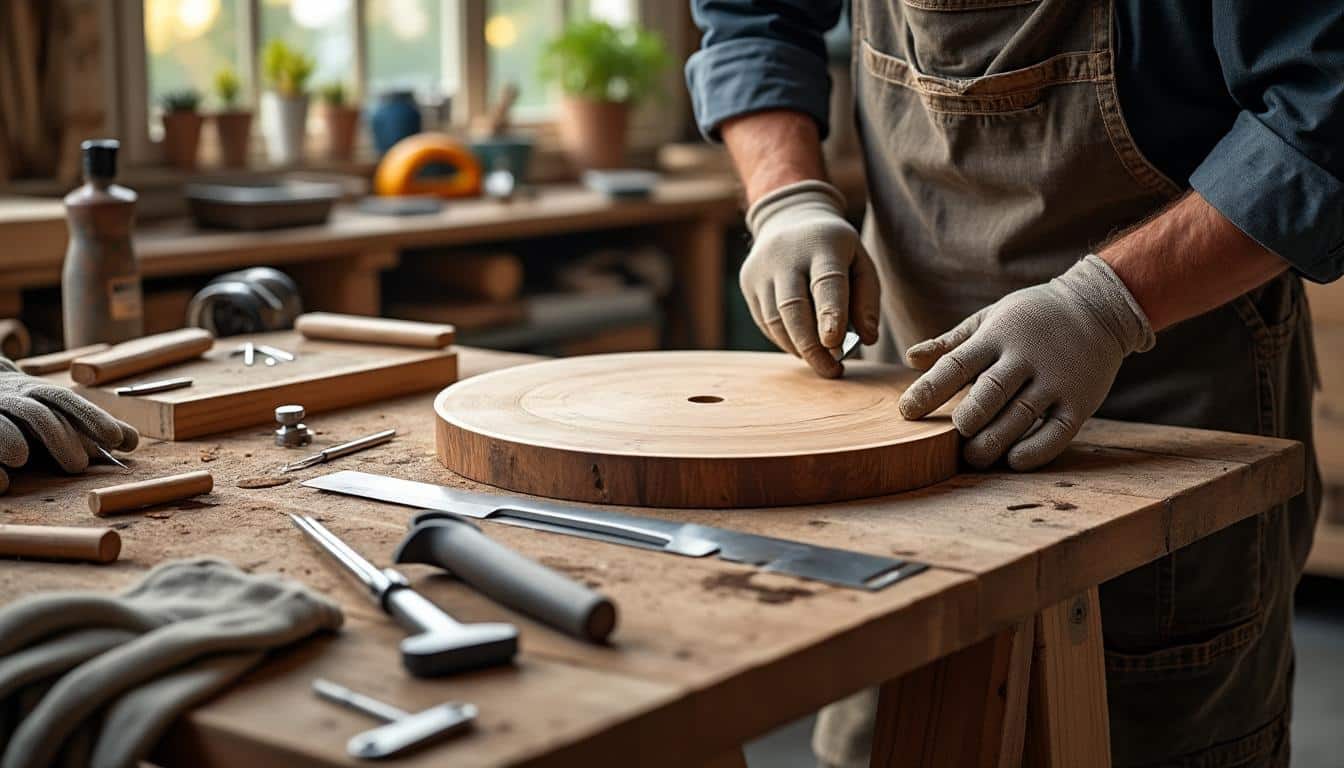 Illustration: Quels outils et matériaux choisir pour fabriquer une scie sur table solide et fonctionnelle ?