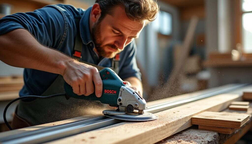 Guide de la scie circulaire Bosch : précision et choix du rail idéal