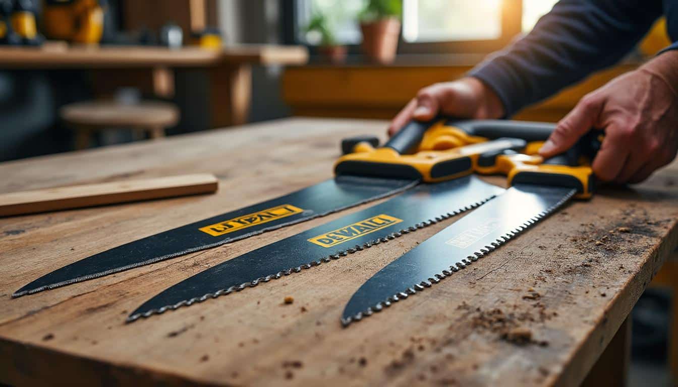 Lames de scie sabre Dewalt : guide complet pour un choix efficace