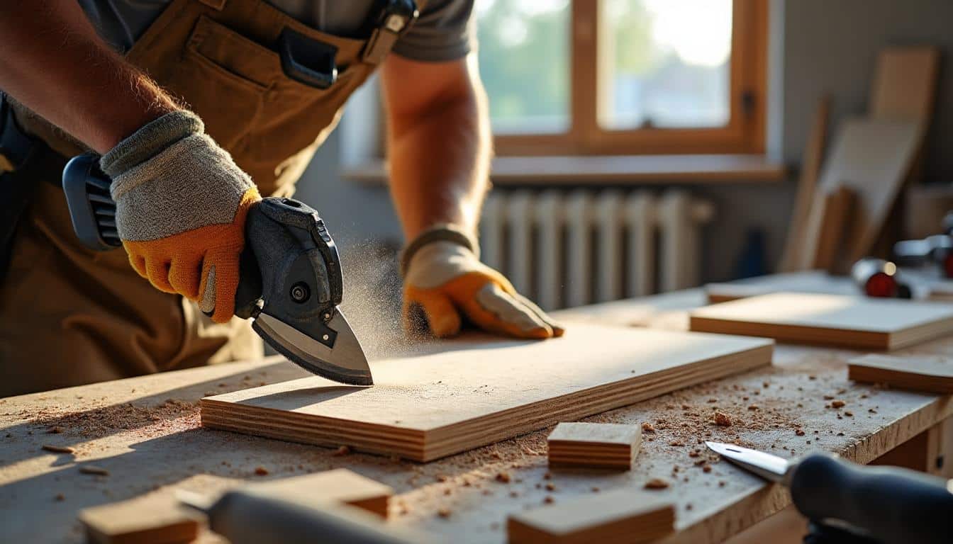 Illustration: Comment fonctionne une scie à placo : techniques et caractéristiques clés pour bien scier