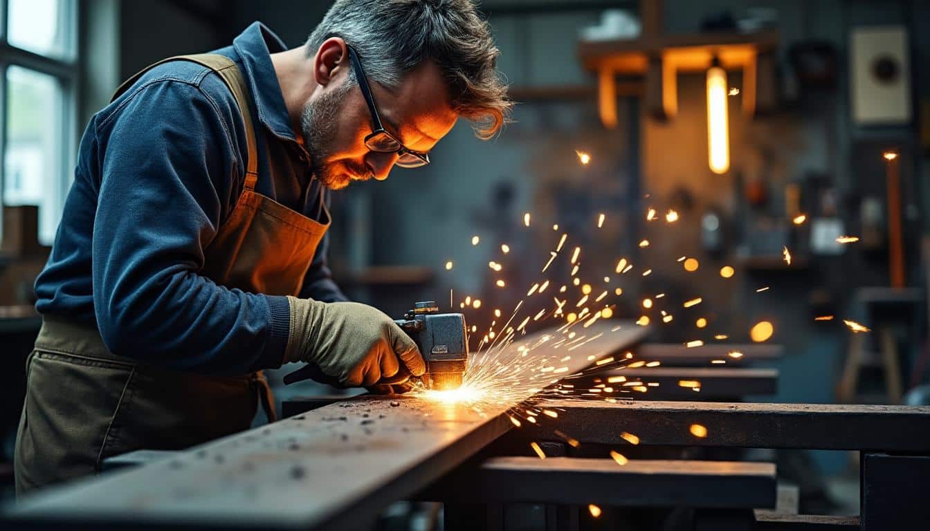 Illustration: Comment la scie à ruban Femi optimise la coupe de métal avec précision et simplicité