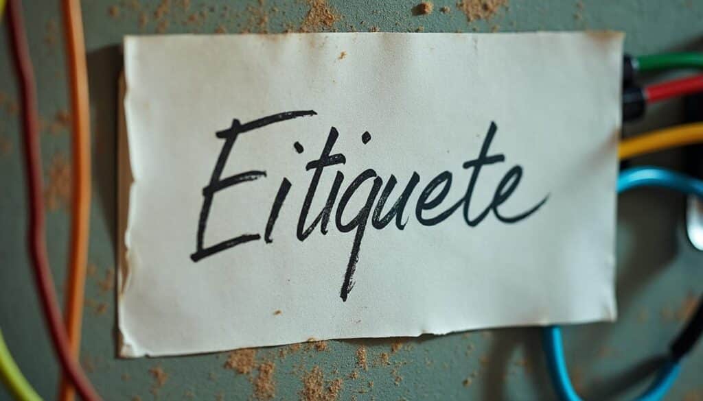 Étiquette du tableau électrique : guide pour un étiquetage clair et sécurisé