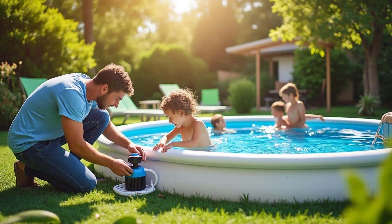 Illustration: Pourquoi choisir une pompe Intex adaptée à votre piscine hors sol ?