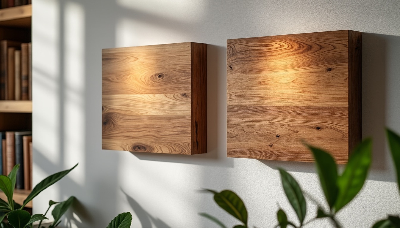 Illustration: Comprendre le charme des appliques en bois pour habiller vos murs