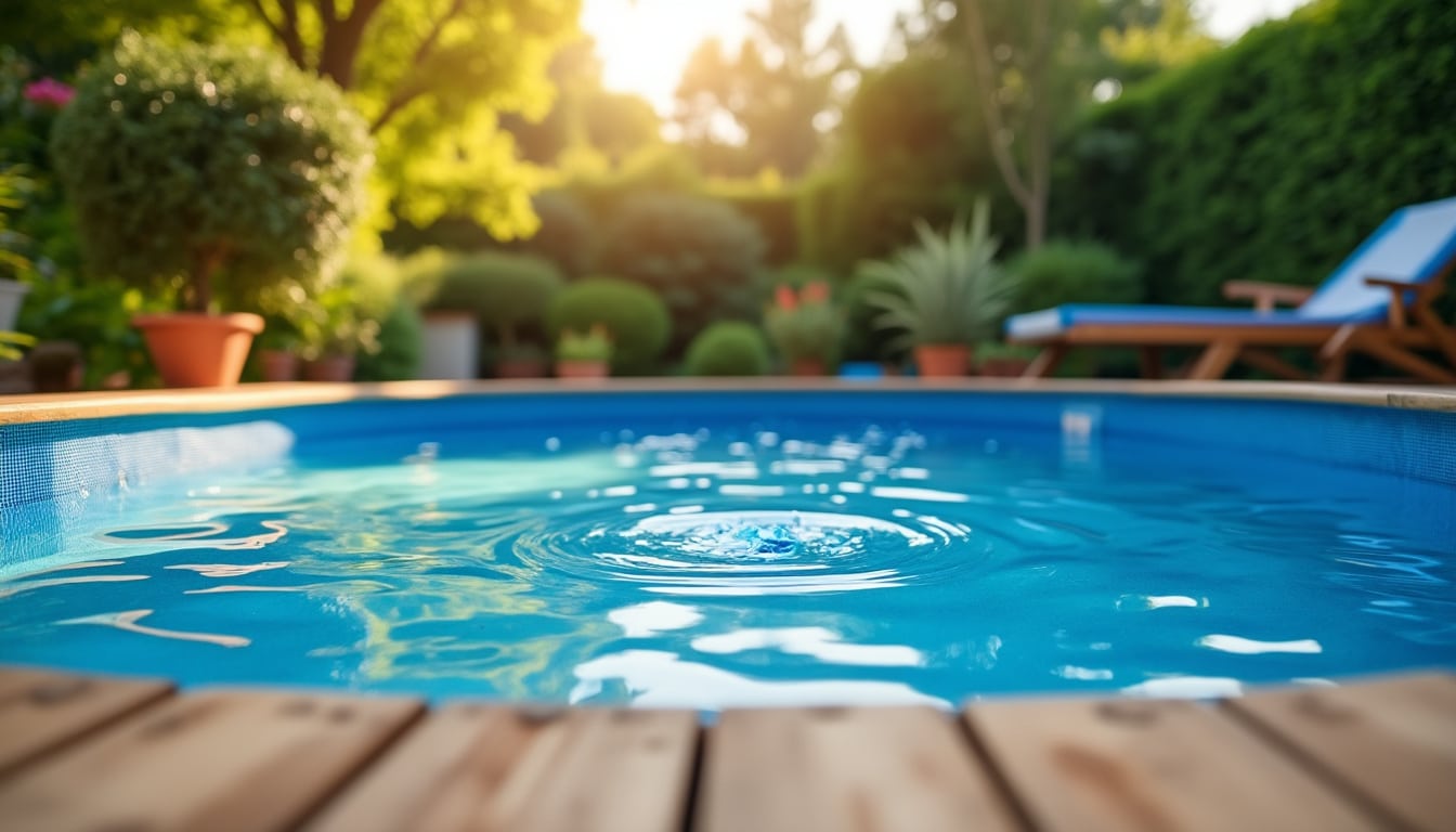 Illustration: Pourquoi opter pour une couverture à bulles spécialement conçue pour piscine hors sol ?