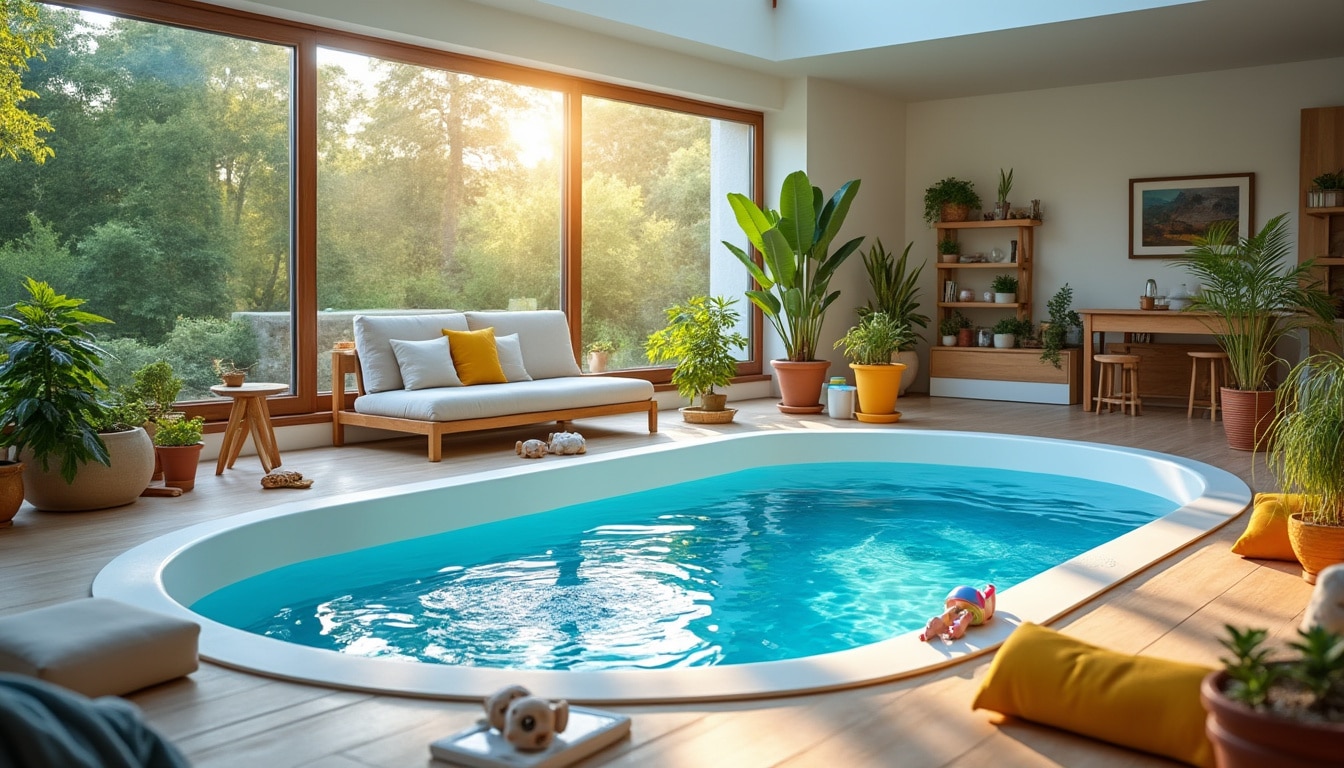 Illustration: Comprendre ce qu’est une piscine hors sol en intérieur