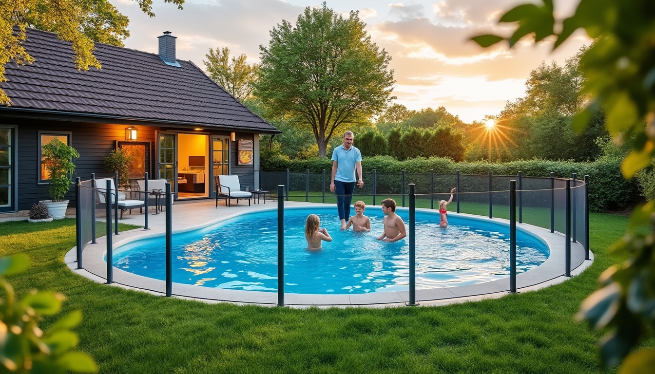 Illustration: Pourquoi il est crucial de sécuriser une piscine hors sol chez soi