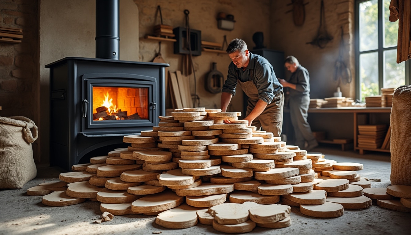 Illustration: Comprendre les plaquettes de bois et leur rôle dans le chauffage