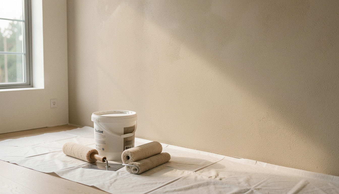 Peinture à effet sablé : application, teintes et rendu
