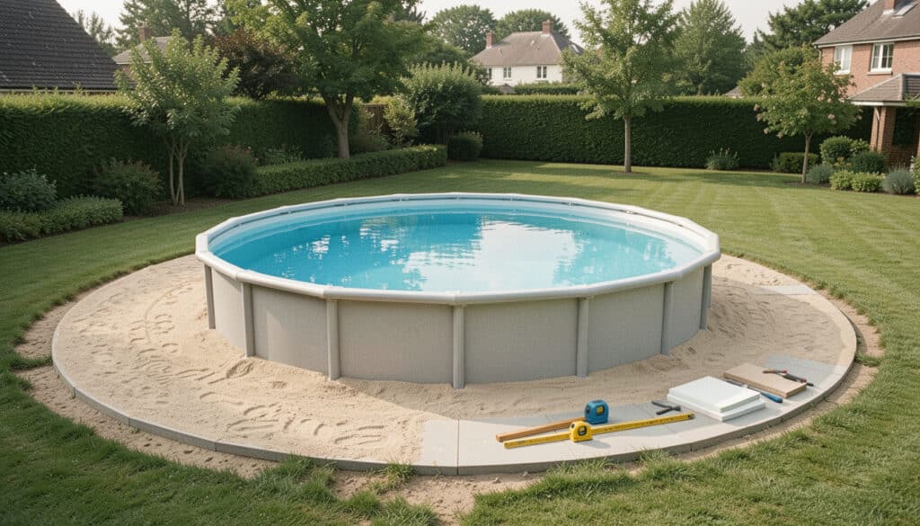 Sur quel support poser une piscine hors sol ?