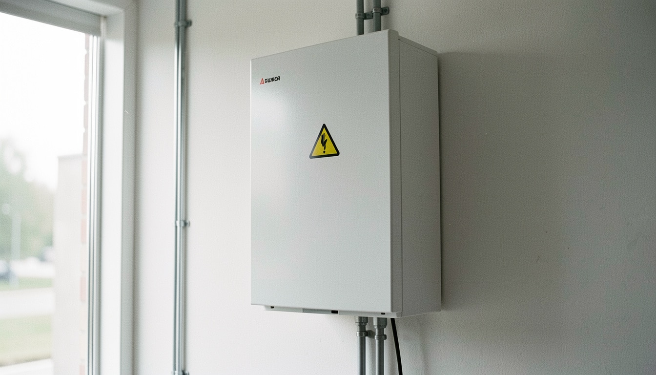 Pictogramme d’armoire électrique et sécurité visuelle